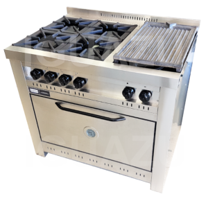 Cocina Industrial Corbelli 4 H y Plancha