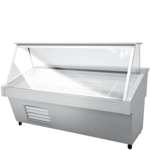 Heladera Batea Vidrio Inclinado 2 mts.