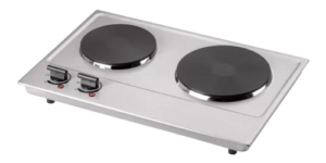 anafe 2 hornallas acero p/empotrar